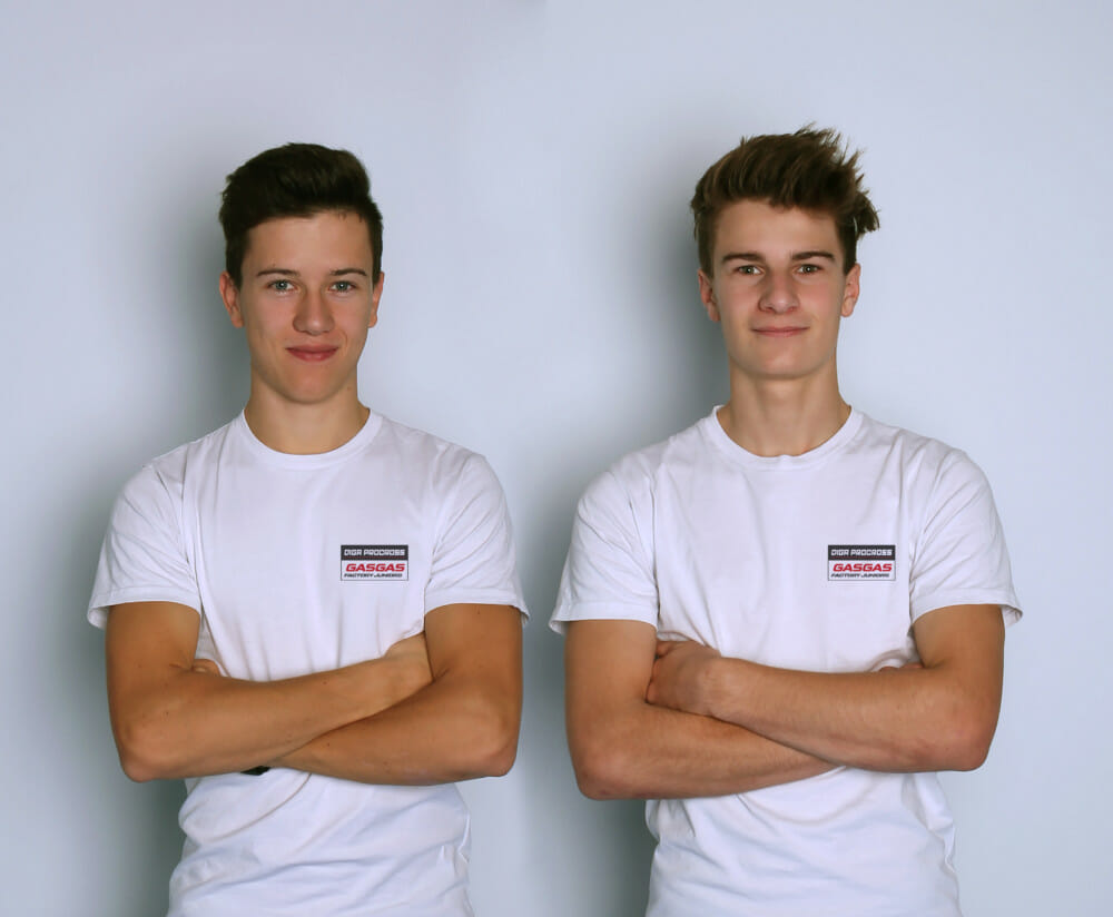 GasGas’ presence in the FIM Motocross World Championship has been expanded to the MX2 class with the Diga Procross GasGas Factory Juniors squad set to field promising talents Simon Längenfelder & Jeremy Sydow in 2020.