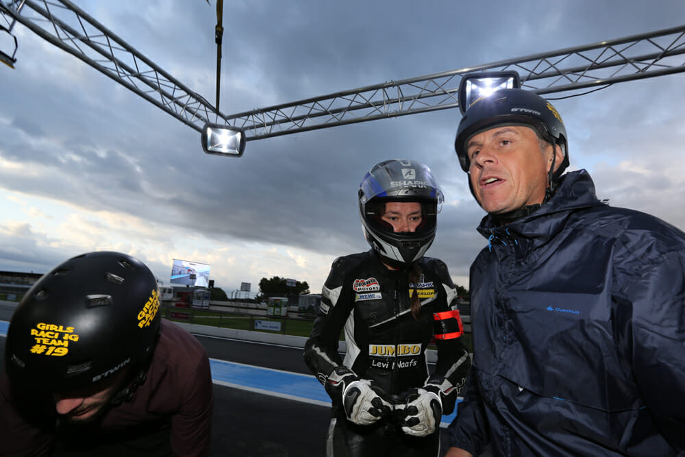 A Racer’s Diary: 24 Hours in Bol d’Or Blender by Melissa Paris | Torrential downpours, 15-foot flames, this story reads like some sort of Biblical end-of-days prophecy.