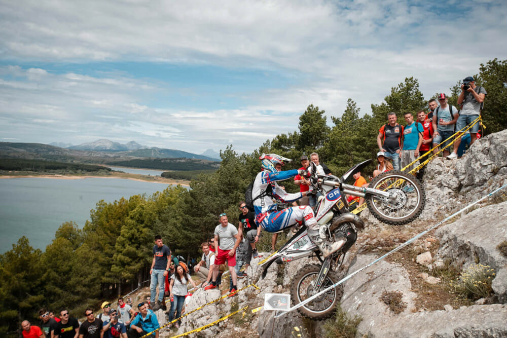 Pol Tarres pushed hard for an overall top-10 in the World Enduro Super Series