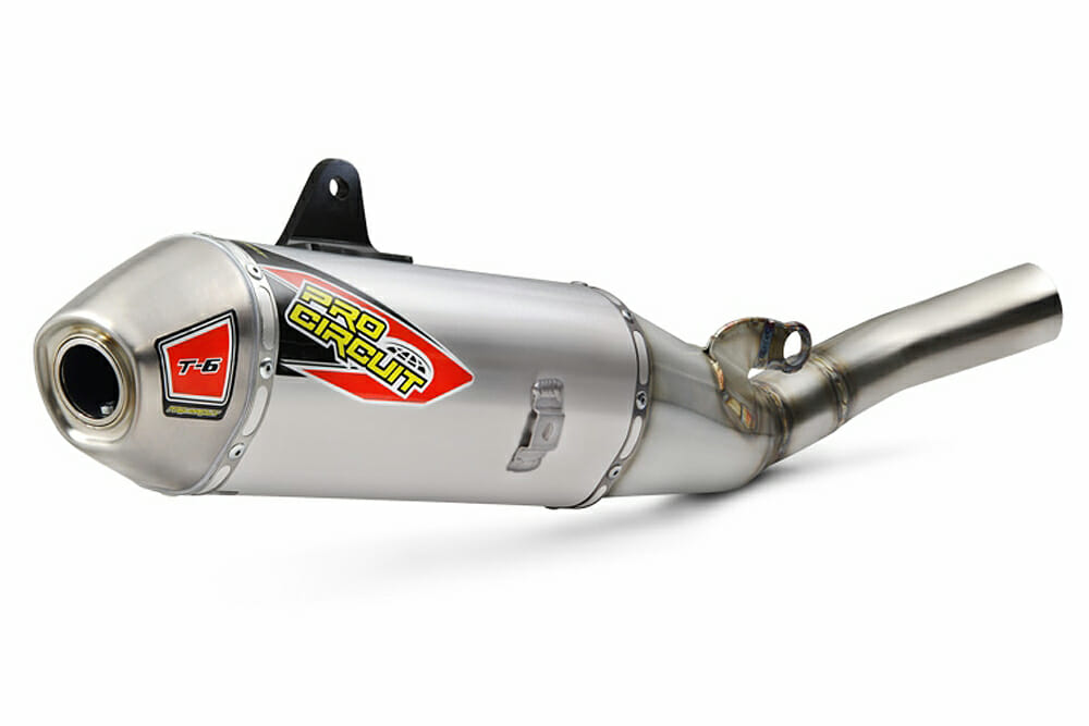 Pro Circuit T-6 Stainless-Steel Slip-On Silencer for 2020 Yamaha YZ450F