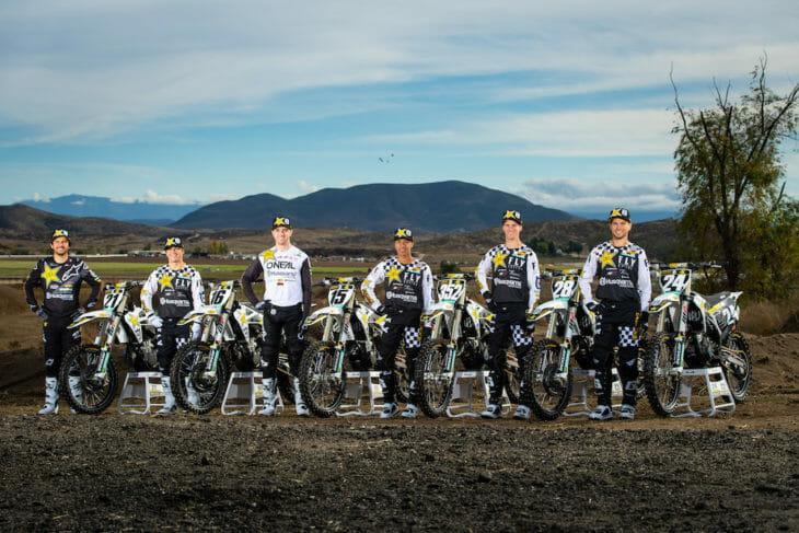 Rockstar Husqvarna Officially Announces Supercross Team