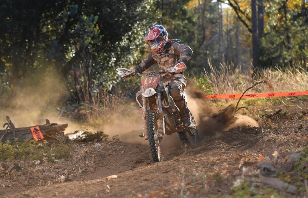 Seth Sadorra had an incredible 2019 race season racing alongside some of the best youth off-road racers on the west coast and would finish his year off by taking home the 2019 AMA West Hare Scramble Big Wheel Championship title. 