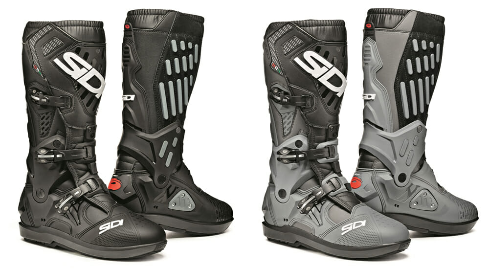 Sidi Atojo SR boots in black and gray