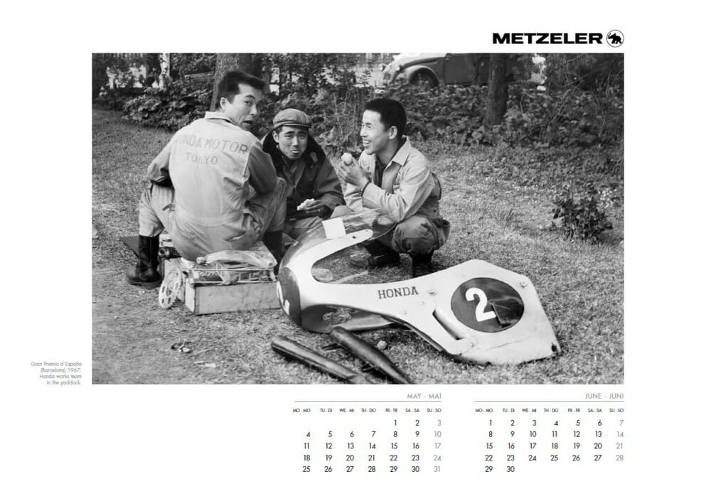 Metzeler Classic calendar