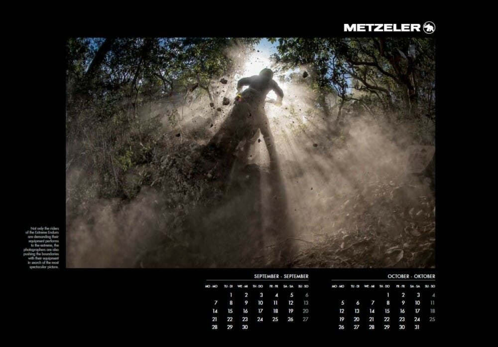 Metzeler Extreme 2020 Wall Calendar | Metzeler 2020 Wall Calendar Features Extreme Enduro Riders