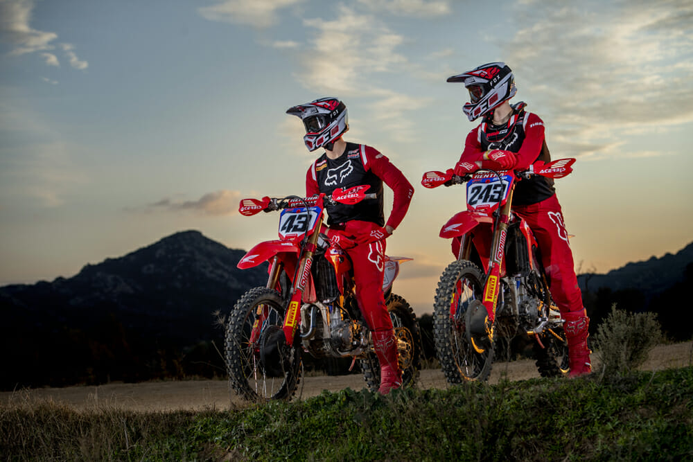 Team HRC Tim Gajser and Mitch Evans Ready for 2020 MXGP with new Honda CRF450RW
