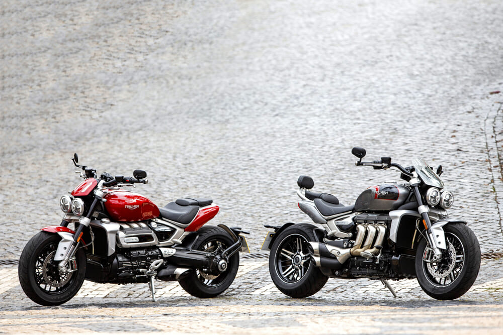 2020 Triumph Rocket 3 R and 2020 Triumph Rocket 3 GT