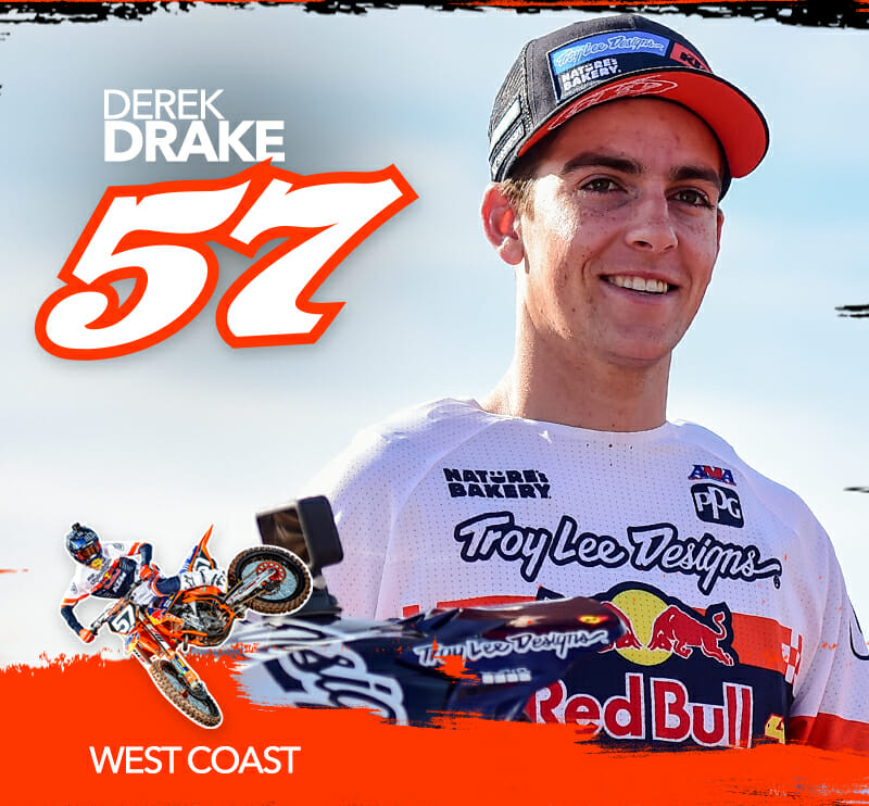 Troy Lee Designs KTM Red Bull Rider Derek Drake for 2020