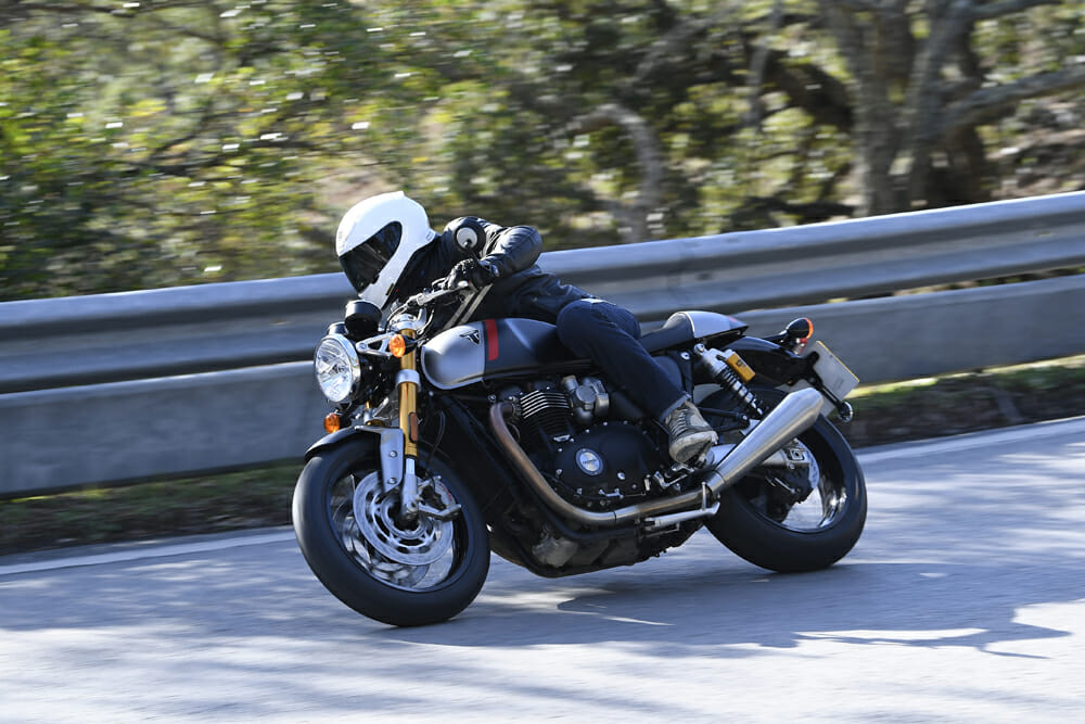 Chris Northover on the Thruxton RS for the 2020 Triumph Thruxton RS Review.