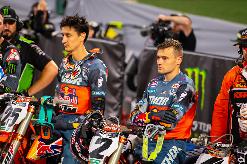 Cooper Webb and his Red Bull KTM teammate Marvin Musquin