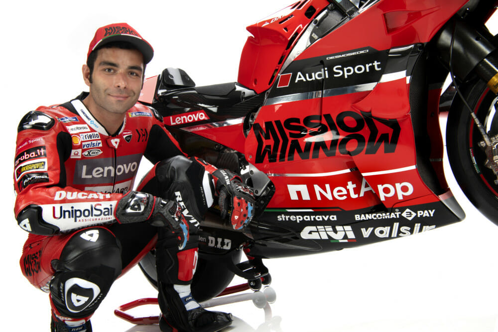 Danilo Petrucci and the Ducati Desmosedici GP20