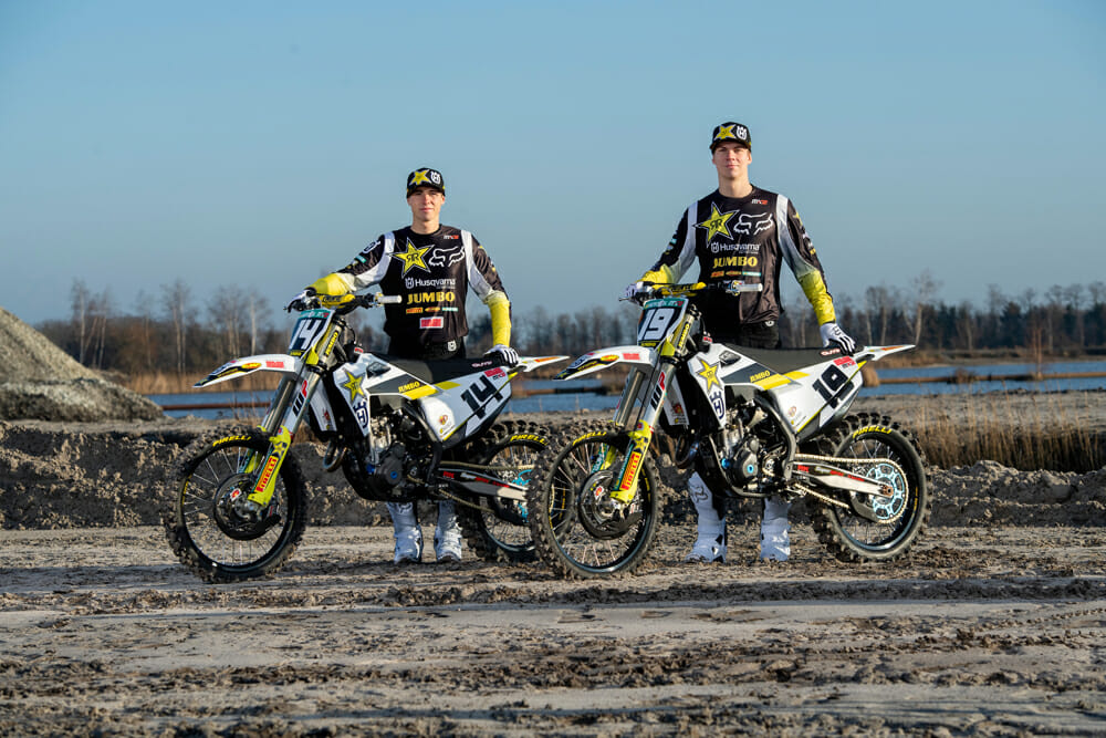 2020 Rockstar Energy Husqvarna Factory Racing MX2 Team Photo Shoot