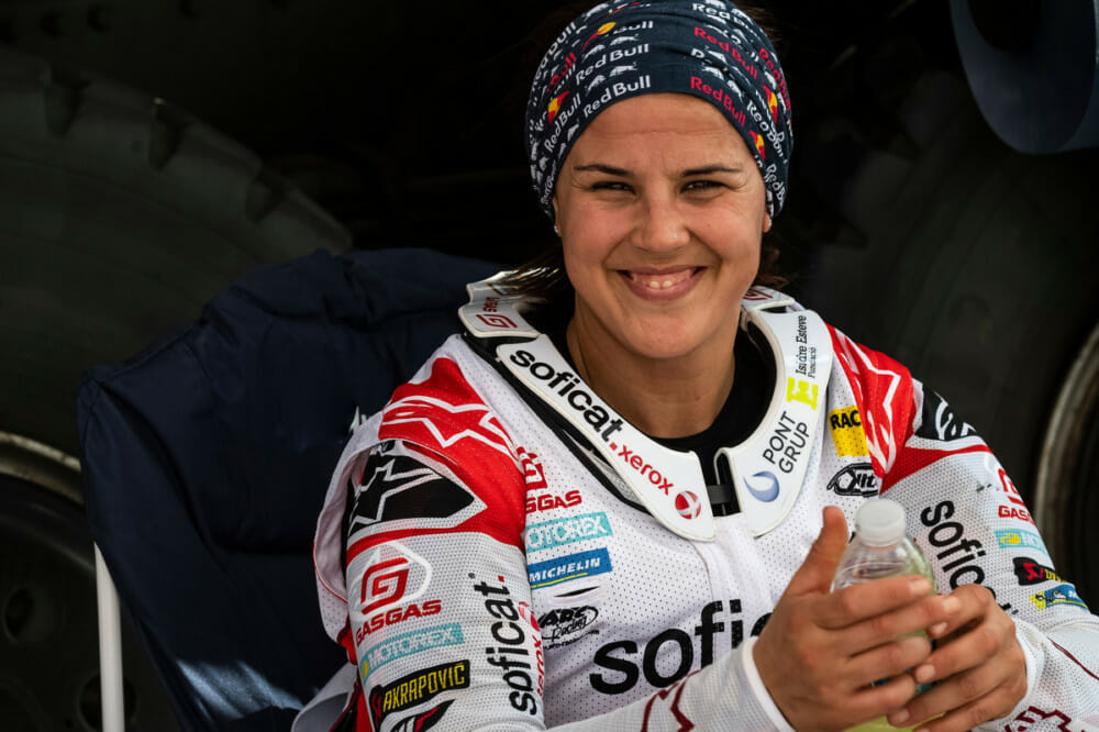 Laia Sanz will debut the new GasGas RC 450F at the 2020 Dakar Rally
