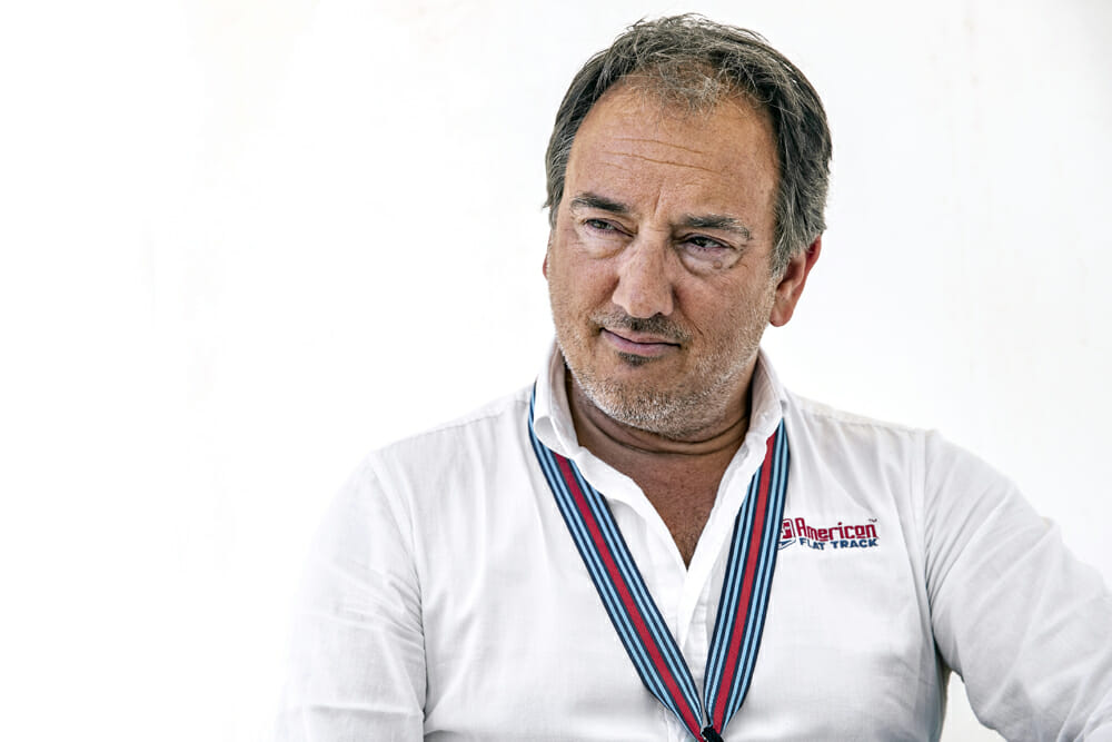 American Flat Track CEO Michael Lock is the man in charge of the growth of American Flat Track. 