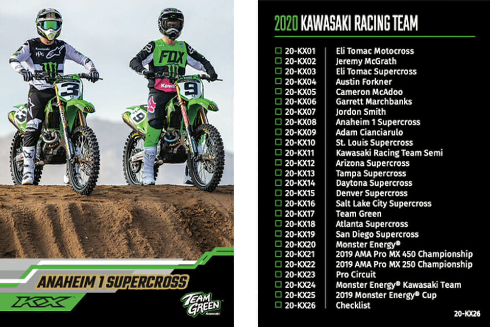 Monster Energy Kawasaki Team Collector Cards