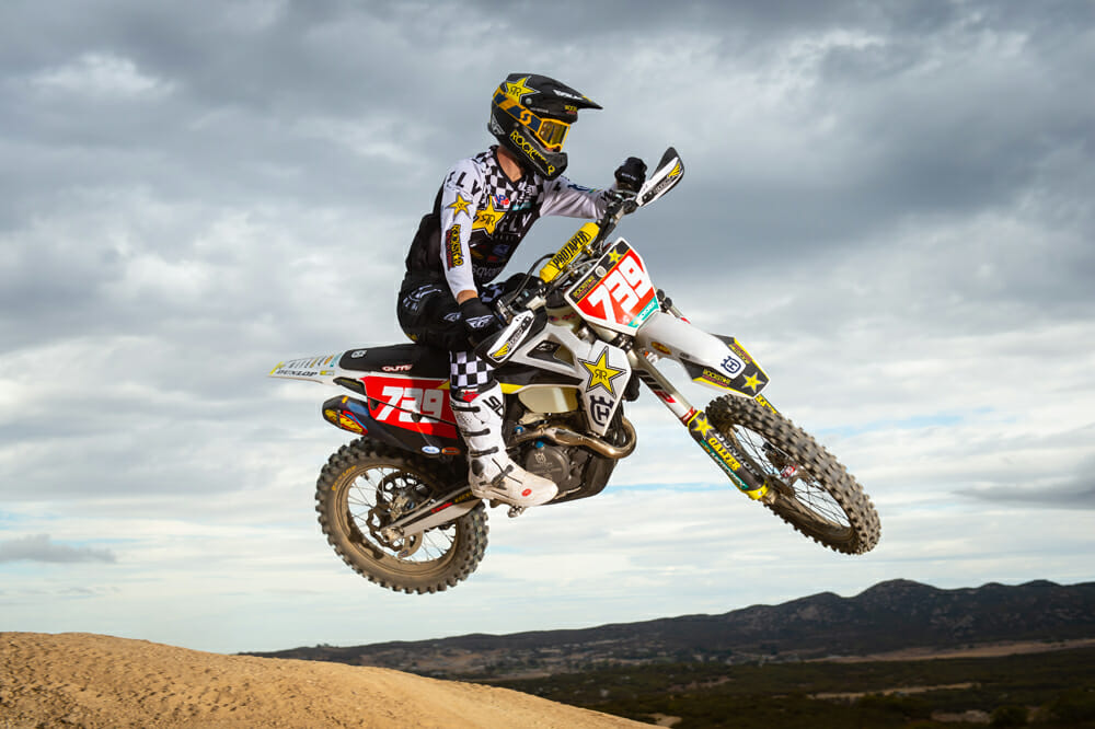 Rockstar Energy Husqvarna Factory Racing 2020 Off-Road Team member Trevor Bollinger