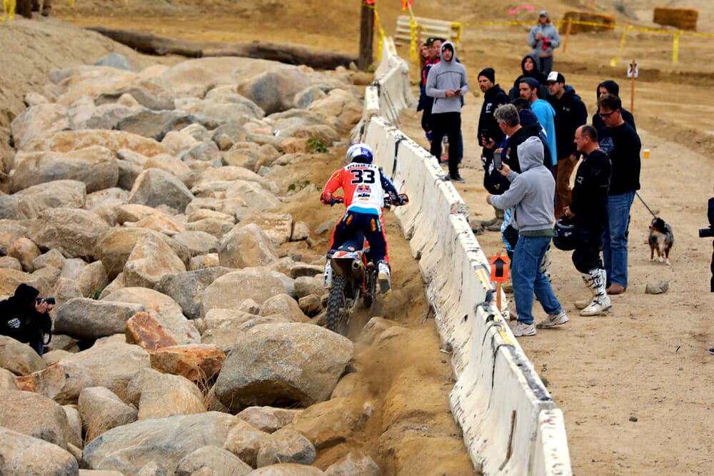 Off-road champion Taylor Robert enjoys technical riding. You’ll see more of him in EnduroCross in 2020.