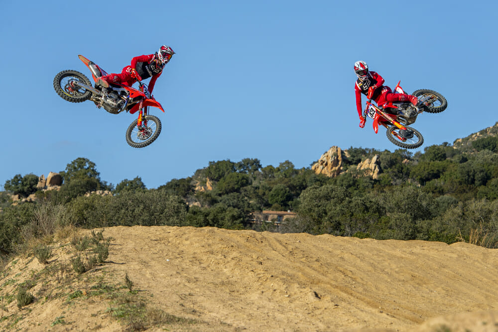 Team HRC Tim Gajser and Mitch Evans Ready for 2020 MXGP with new Honda CRF450RW
