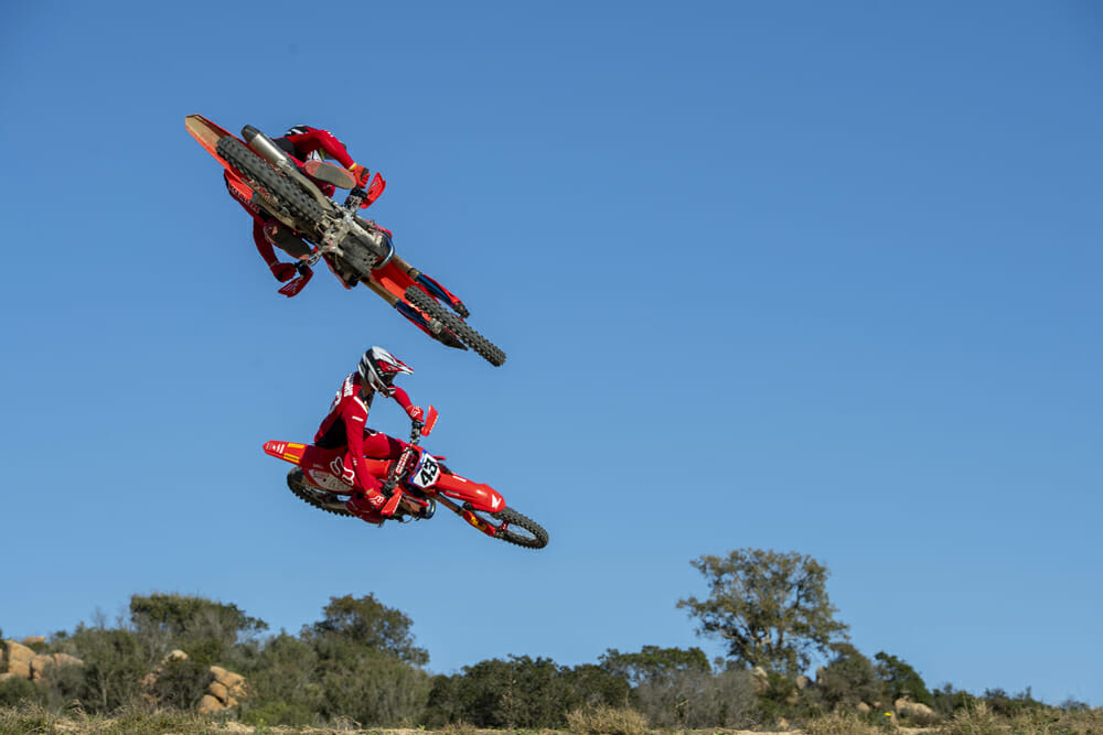 Team HRC Tim Gajser and Mitch Evans Ready for 2020 MXGP with new Honda CRF450RW