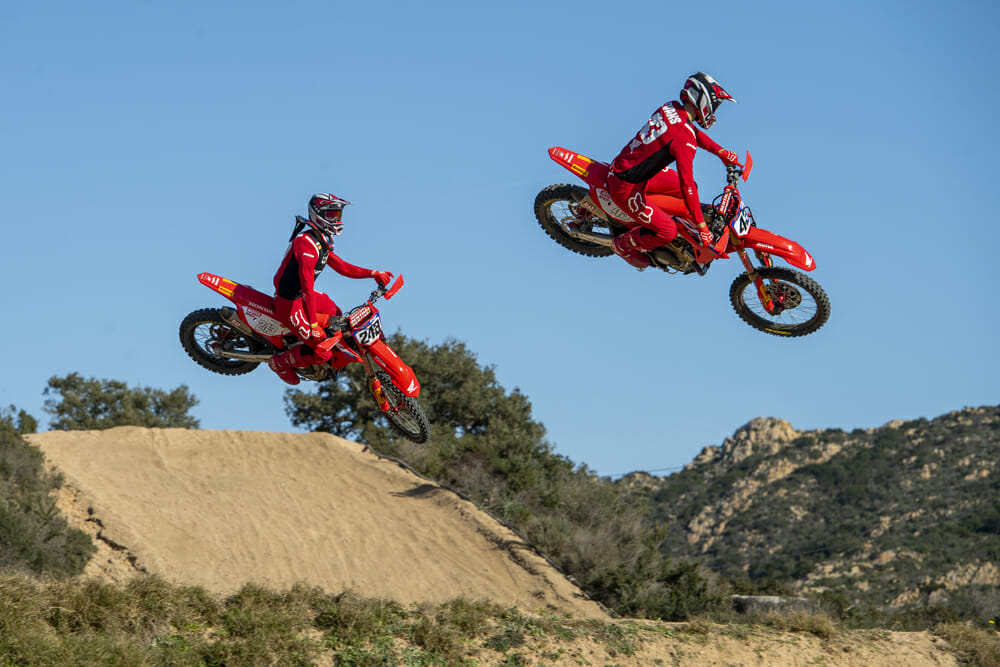 Team HRC Tim Gajser and Mitch Evans Ready for 2020 MXGP with new Honda CRF450RW