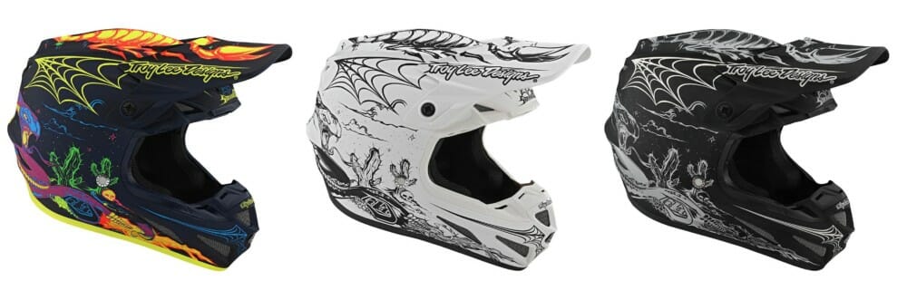 Troy Lee Designs has fresh graphics out for its SE4 MX helmet.