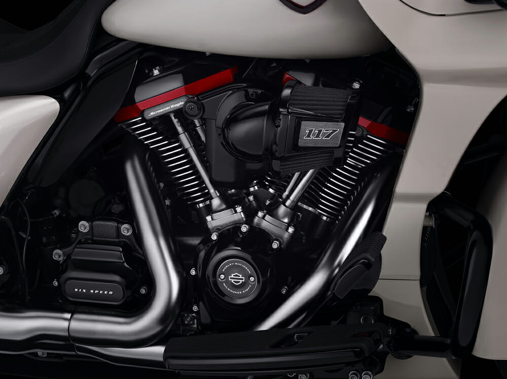 2020 Harley-Davidson CVO Road Glide has the Milwaukee-Eight 117 engine