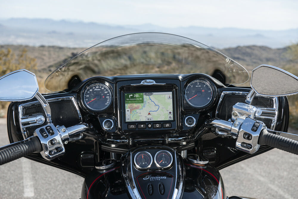 Indian Motorcycle Ride Command system 