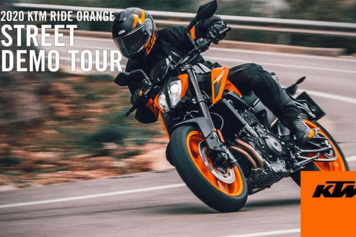KTM Announces Nationwide 2020 Ride Orange Street Demo Tour