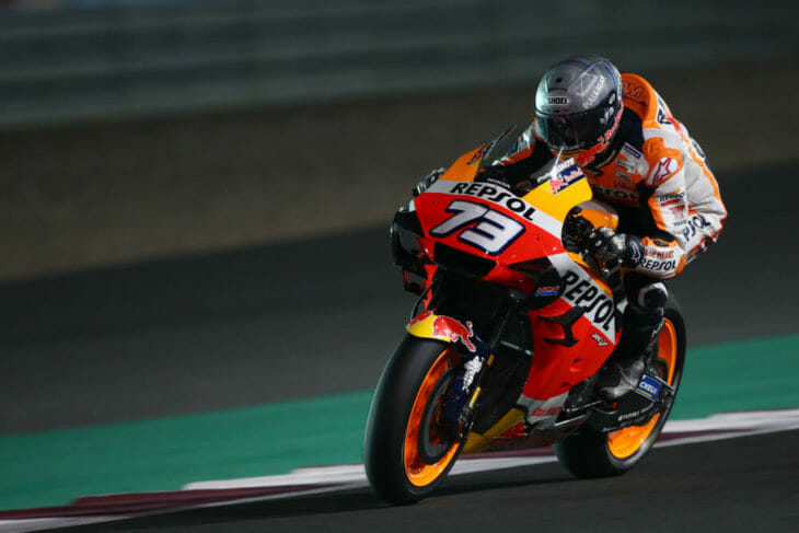 2020 Qatar MotoGP Test Results Alex Marquez