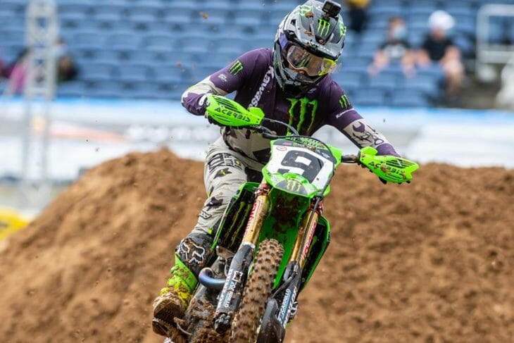 2021 Orlando Supercross Rnd 7 Results qualifying Adam Cianciarulo Action