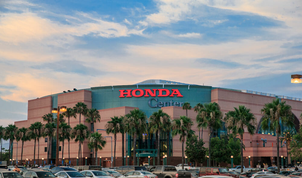 Honda Center in Anaheim, CA