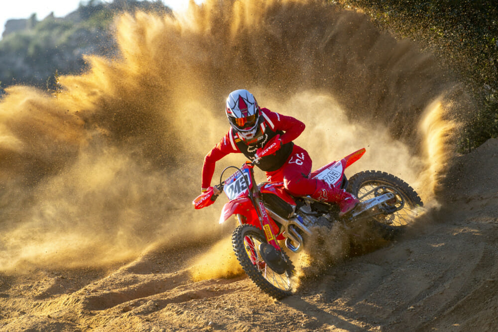 Riding brand new Honda CRF450RWs, defending MXGP world champion Tim Gajser and new team-mate Mitch Evans are ready for the start of the 2020 FIM world motocross championship.