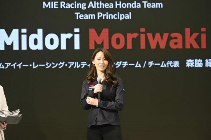 Midori Moriwaki, founder and team principal of MIE Racing / founder of Midori Corporation