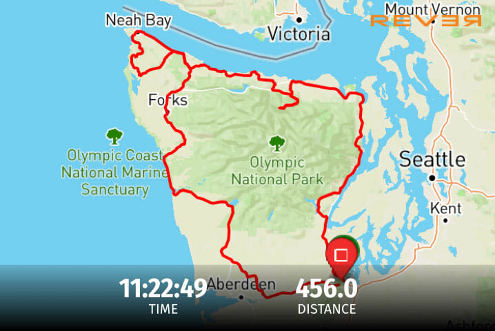 REVER MAP: Olympic National Park Tour
