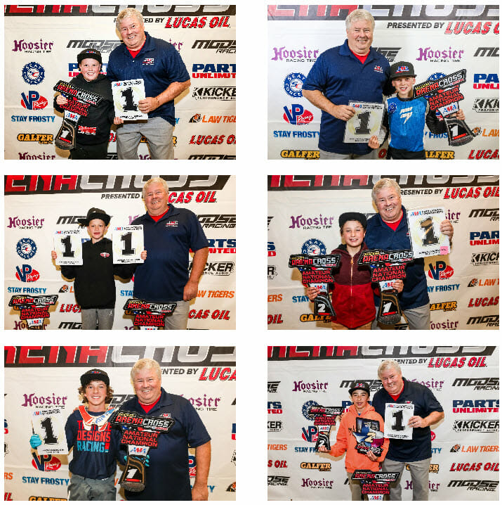 AMA National Arenacross Amateurs Championship Winners