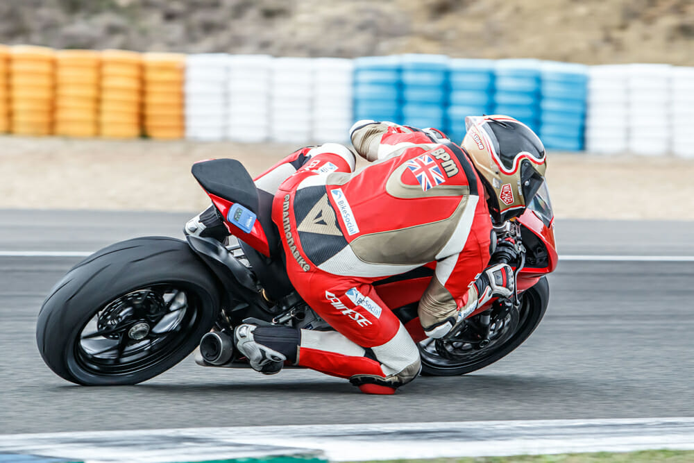 The handling of the 2020 Ducati Panigale V2 is is smooth and predictable.