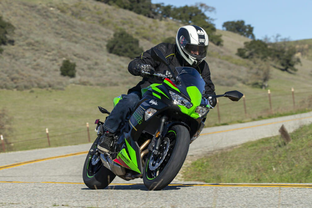 The 2020 Kawasaki Ninja 650 is the most fun on twisty backroads.