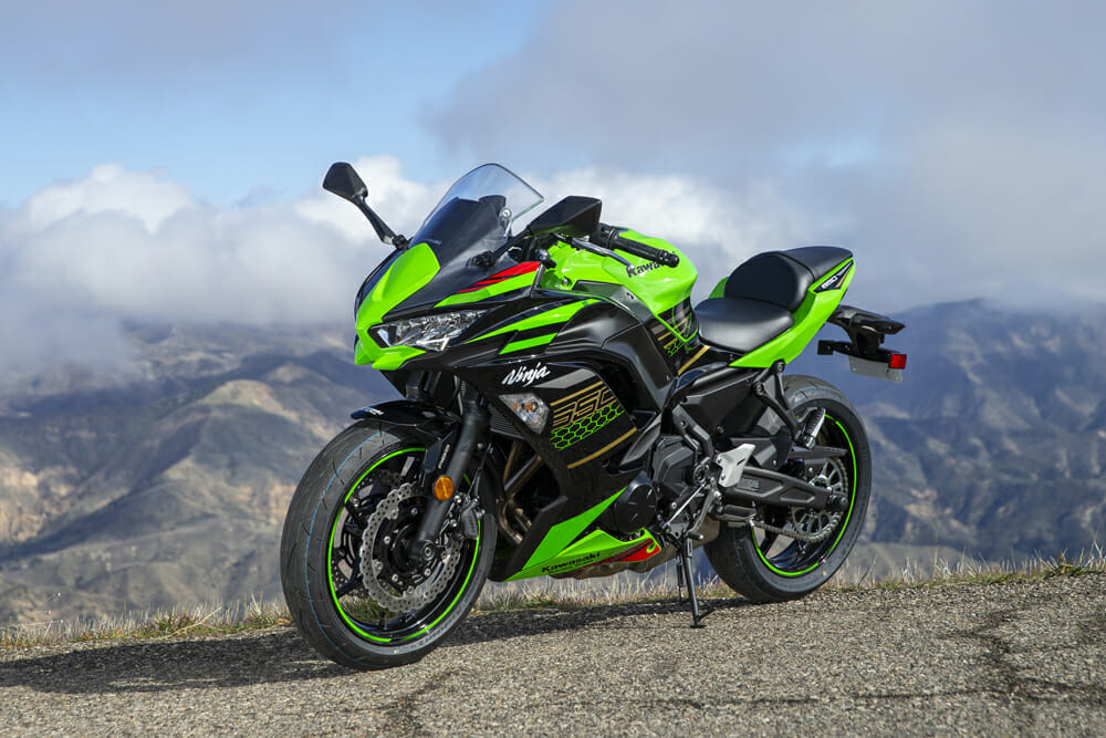 The MSRP of the 2020 Kawasaki Ninja 650 is under $10,000.