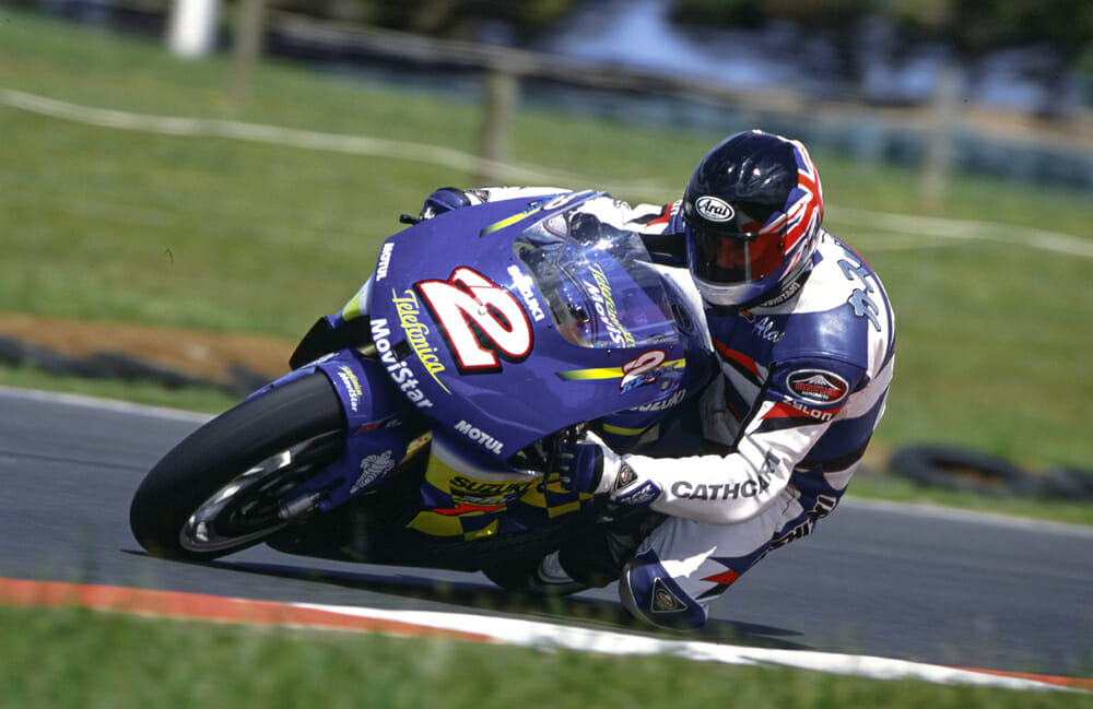 Alan Cathcart on Kenny Roberts Jr. 2000 Suzuki RGV500