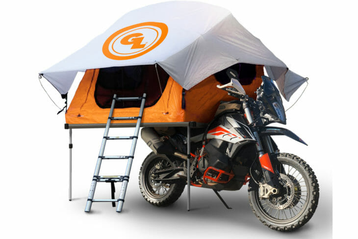 Giant Loop Introduces First Seat-Top Tent for Adventure Motorcycles