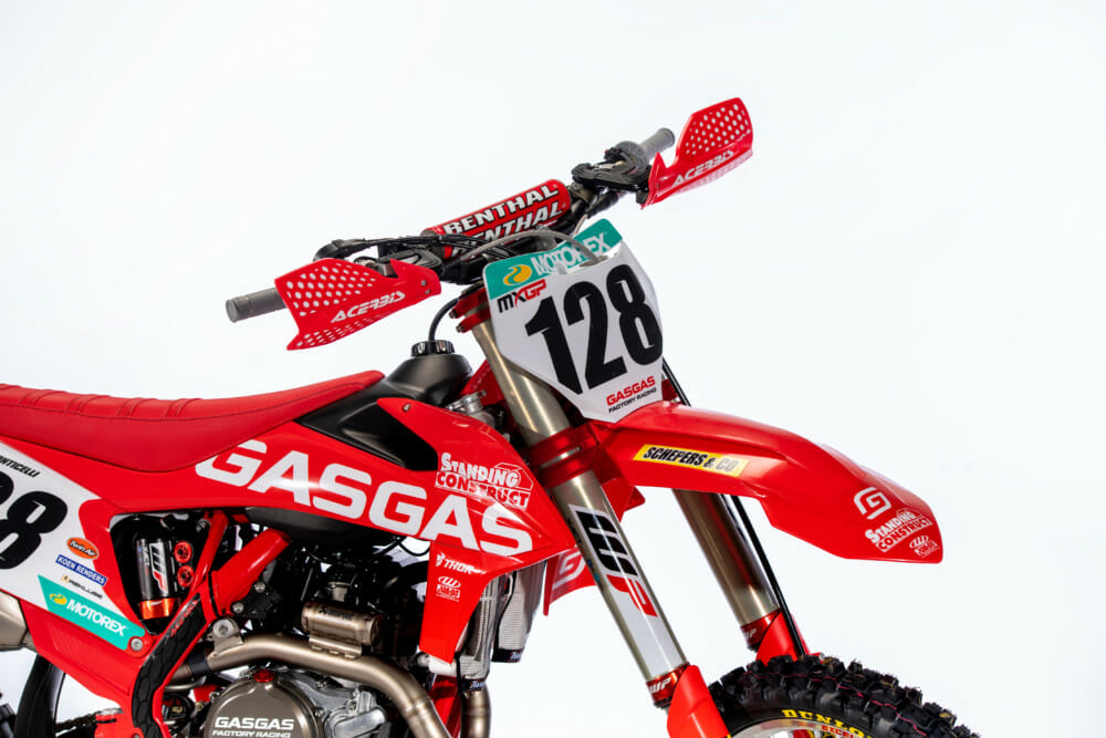 Ivo Monticelli's Standing Construct GASGAS Factory Racing MC 450F