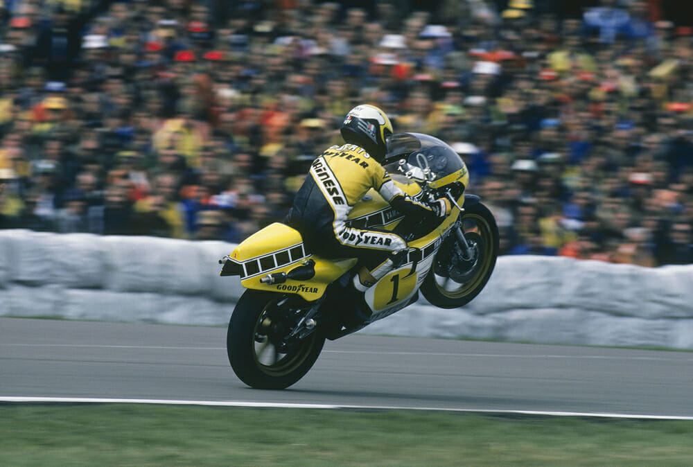 Kenny Roberts 1980 Yamaha YZR500 OW48R at 1980 Dutch GP at Assen