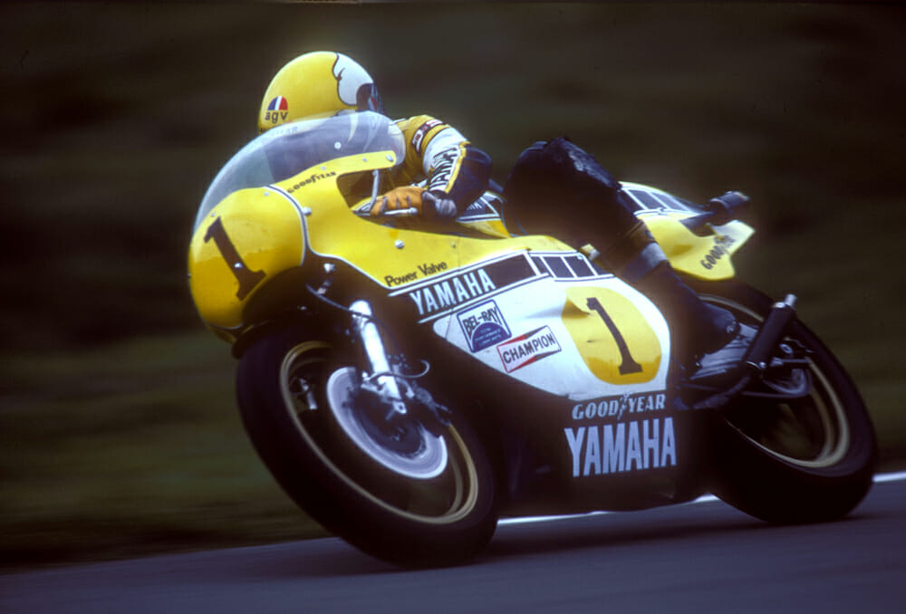 Kenny Roberts Sr. took three of the eight rounds in 1980 to win his final world title.