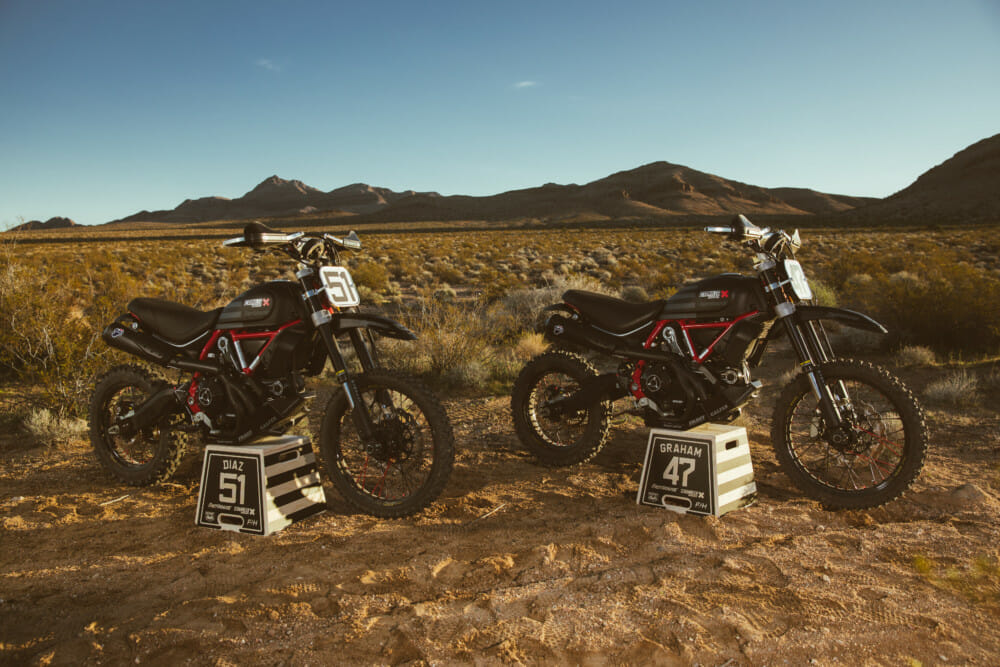 Scrambler Ducati Desert Sled Dominates Inaugural Mint 400 Hooligan Class