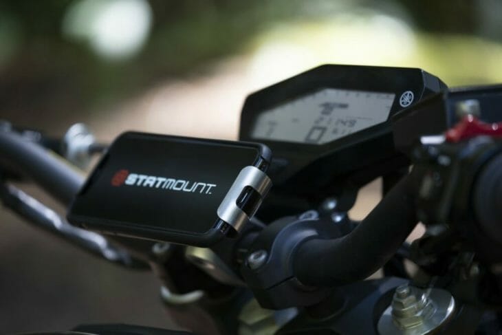 The Statmount is CNC-machined from aerospace-grade aluminum and stainless steel.