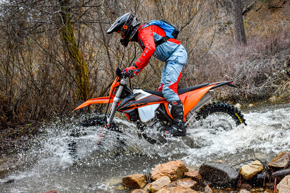 When it comes to trail performance, there isn’t much not to like about the 2020 KTM 350 XCF-W.