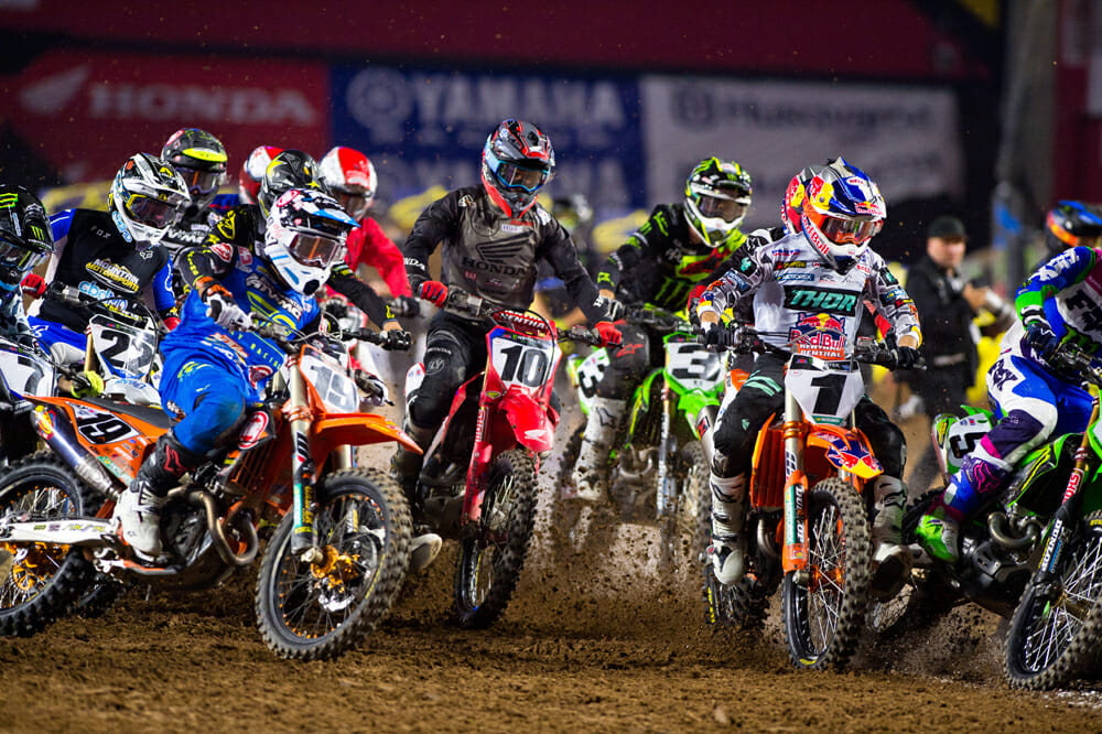 Supercross was enjoying one of its best seasons ever when things sadly came to a stop.