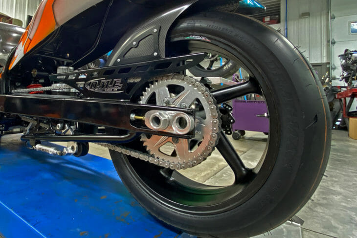 The Dragmax tire is Dunlop’s first drag-racing-specific tire.