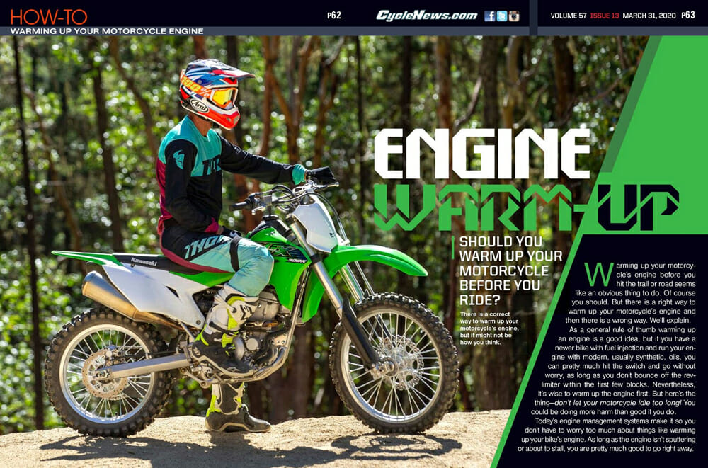 How to Warm Up Your Motorcycle Cycle News