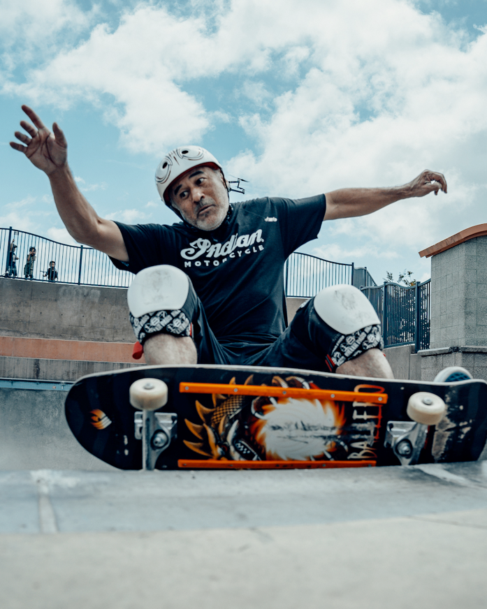 Indian Motorcycle kicked off its first “Ask Me Anything” Influencer series with skateboarding legend and Bones Brigade member, Steve Caballero